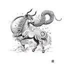 centaur tattoo design idea