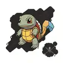 Squirtle Squad tattoo design idea