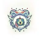 paw bear tattoo design idea