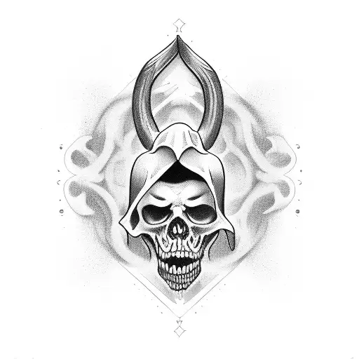 Grim Reaper tattoo design idea