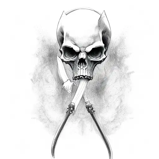 Grim Reaper tattoo design idea