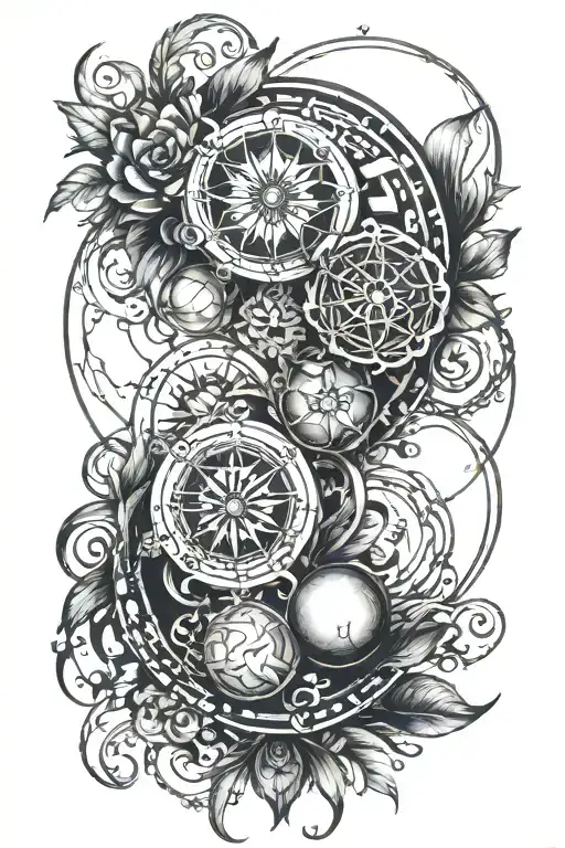 five Solas  tattoo design idea