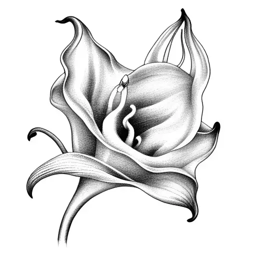 calla Lily  tattoo design idea