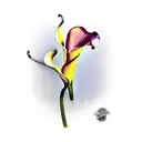 calla Lily  tattoo design idea