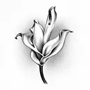 calla Lily  tattoo design idea