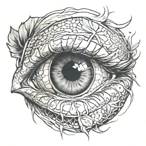 female bite mark tattoo design idea
