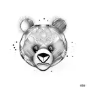 teddy bear  tattoo design idea