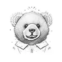 teddy bear  tattoo design idea