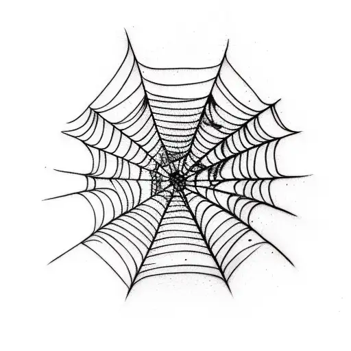 Spider Web tattoo design idea