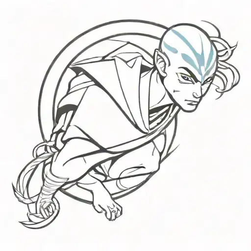 Avatar the last air bender  tattoo design idea