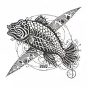 2002 birth year tattoo design idea