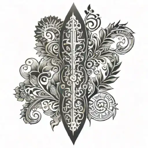 nordic spine tattoo tattoo design idea