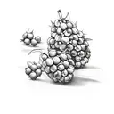 blackberry bramble tattoo design idea
