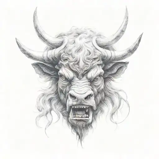 minotaur tattoo design idea