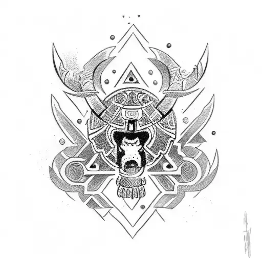 aztec tattoo design idea