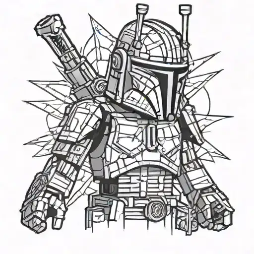 Lego Star Wars Captain Rex  tattoo design idea