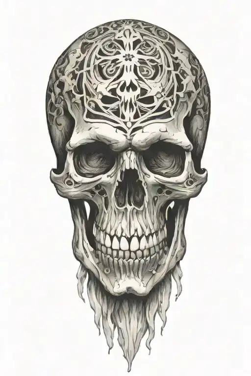skulls tattoo design idea