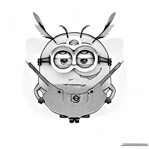 minion tattoo design idea