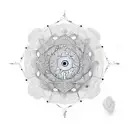 Evil Eye tattoo design idea