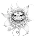snake , dragon flies, butterflies, sun flowers, cherry blossoms, water Lillie's  tattoo design idea