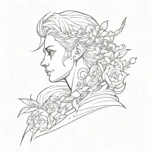 name of my son: Luka 2024  tattoo design idea