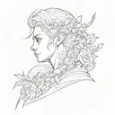 name of my son: Luka 2024  tattoo design idea