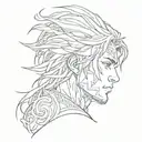 name of my son: Luka 2024  tattoo design idea