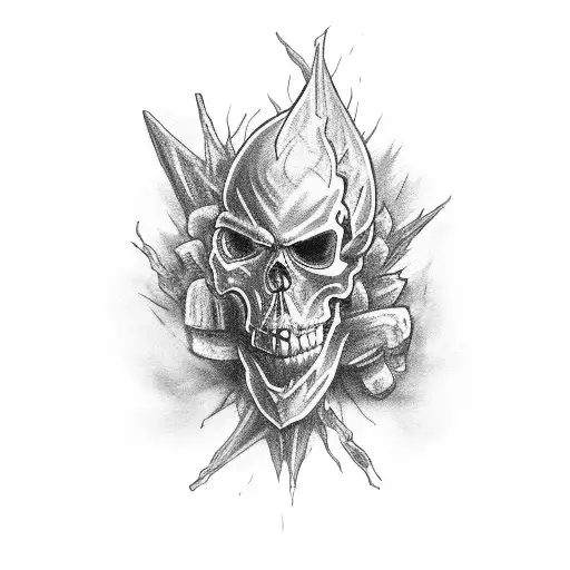 Dark soul bonefire tattoo design idea