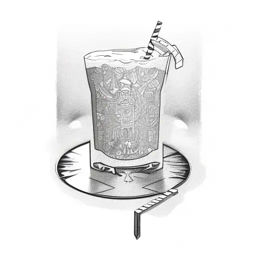 juice box with graffiti in it  tattoo design idea