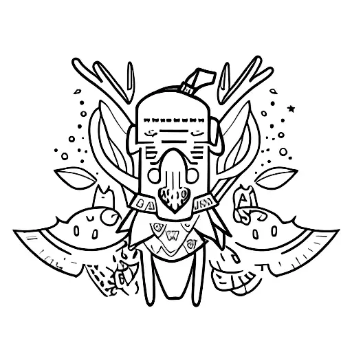 juice box tattoo design idea