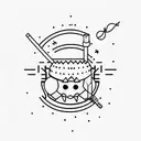 juice box tattoo design idea