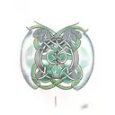 Celtic tree of life tattoo design idea