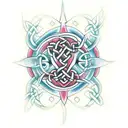 Celtic tree of life tattoo design idea
