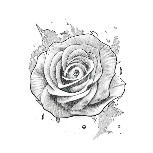 new school busty pinup tattoo design idea