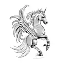 Pegasus  tattoo design idea