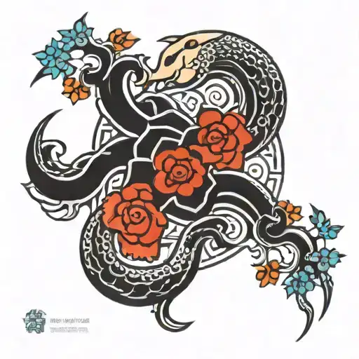 growth, healing, resilience forgiveness, love, patience symbol tattoo design idea