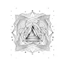 Valknut Symbol tattoo design idea