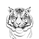 Tiger dragon tattoo design idea