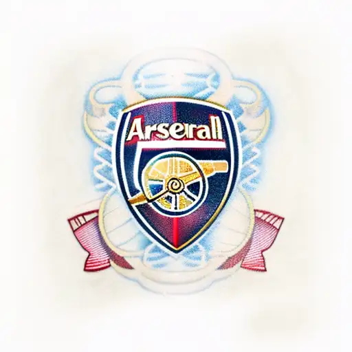 arsenal fc. calf tattoo design idea