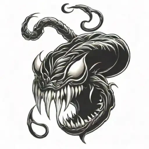 Venom tattoo design idea