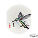 hummingbird  tattoo design idea