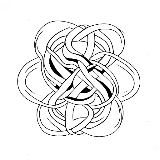 infinity symbol tattoo design idea