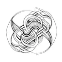 infinity symbol tattoo design idea
