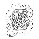 number 62 on fire tattoo design idea