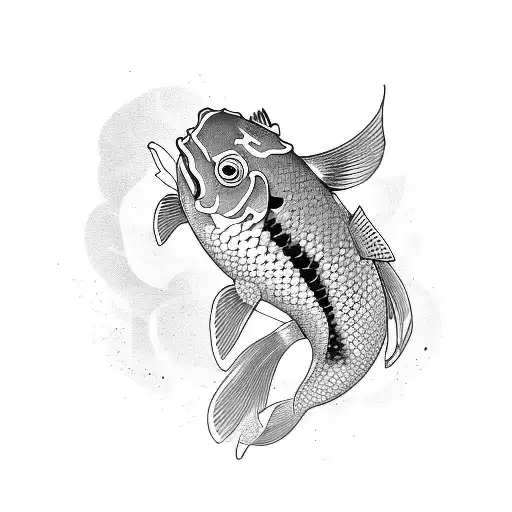 Koi Fish tattoo design idea