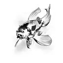 Koi Fish tattoo design idea