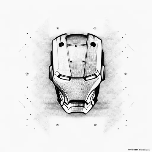 ironman saludando tattoo design idea