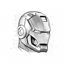 ironman saludando tattoo design idea