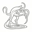 mythological creature tattoo design idea