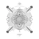 drum tattoo design idea